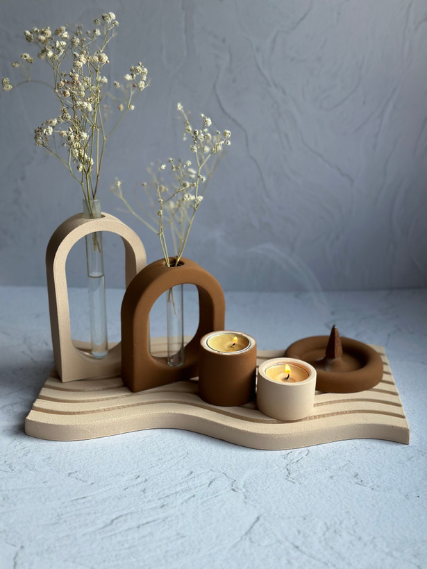 دکوری جلومبلی طرح موج